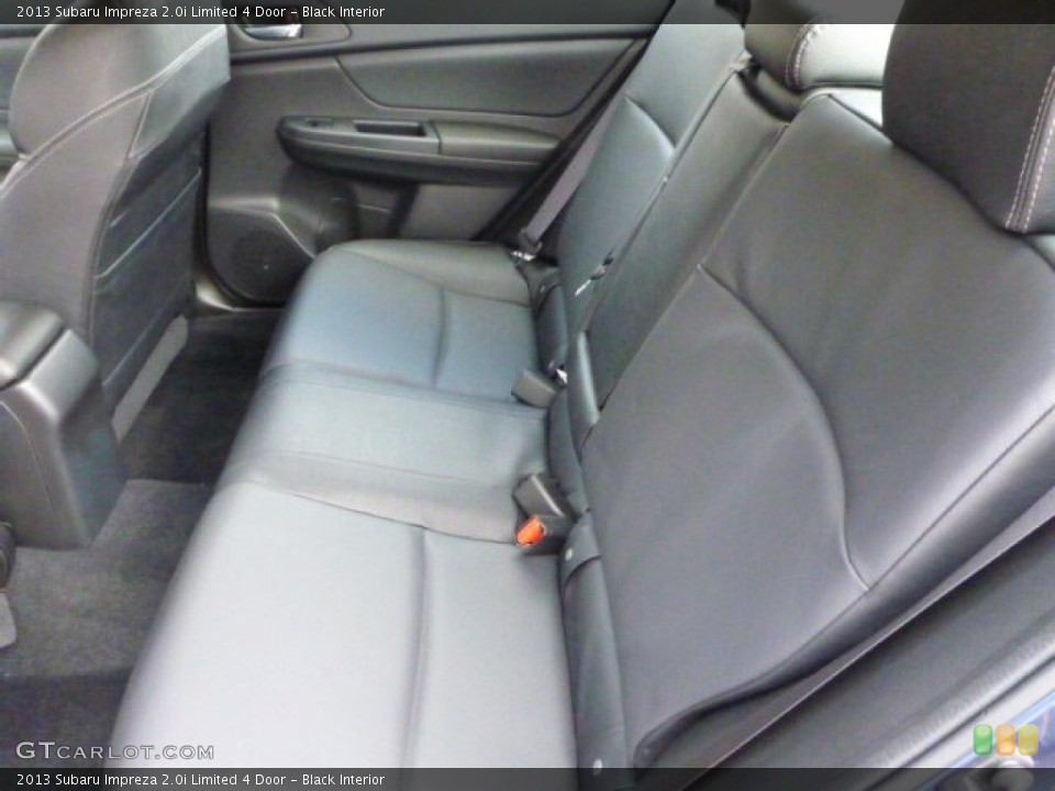 Black Interior Rear Seat for the 2013 Subaru Impreza 2.0i Limited 4 Door #78509712