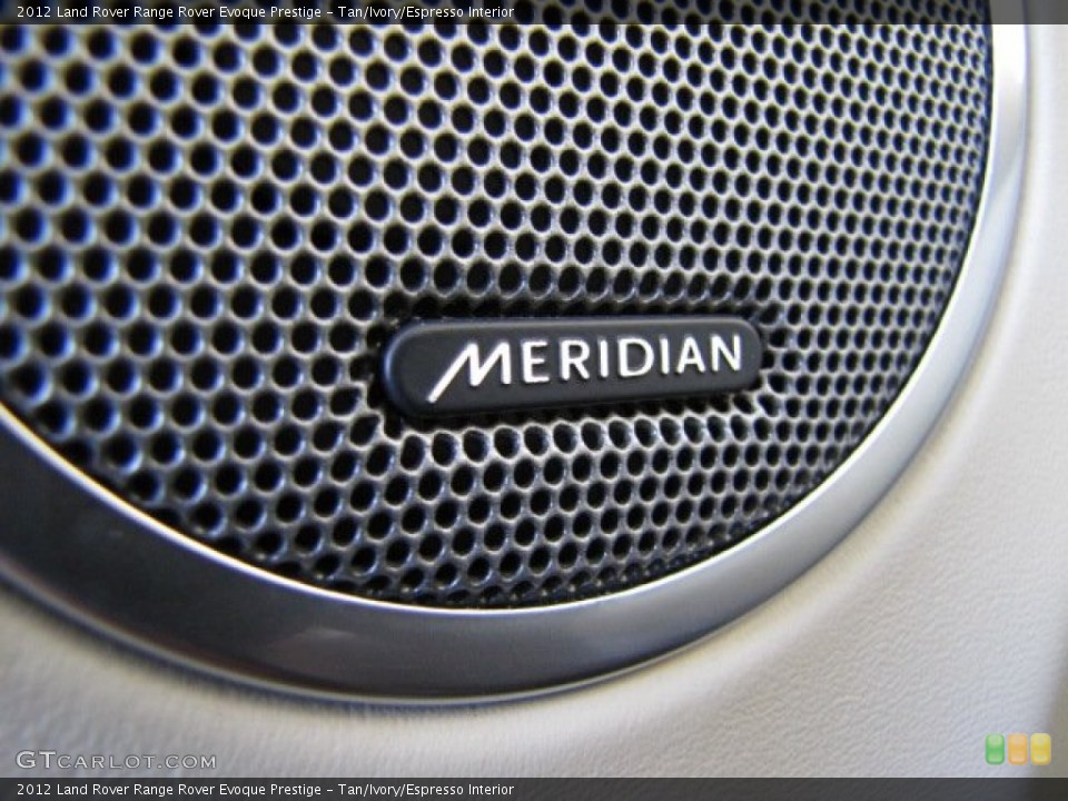 Tan/Ivory/Espresso Interior Audio System for the 2012 Land Rover Range Rover Evoque Prestige #78509723