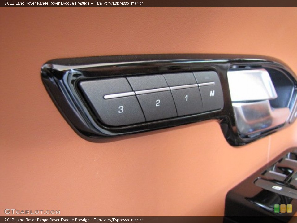 Tan/Ivory/Espresso Interior Controls for the 2012 Land Rover Range Rover Evoque Prestige #78509783
