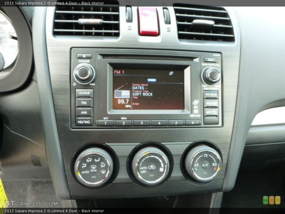 Black Interior Controls for the 2013 Subaru Impreza 2.0i Limited 4 Door #78509861