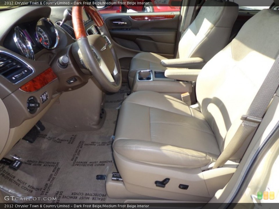 Dark Frost Beige/Medium Frost Beige Interior Photo for the 2012 Chrysler Town & Country Limited #78510125