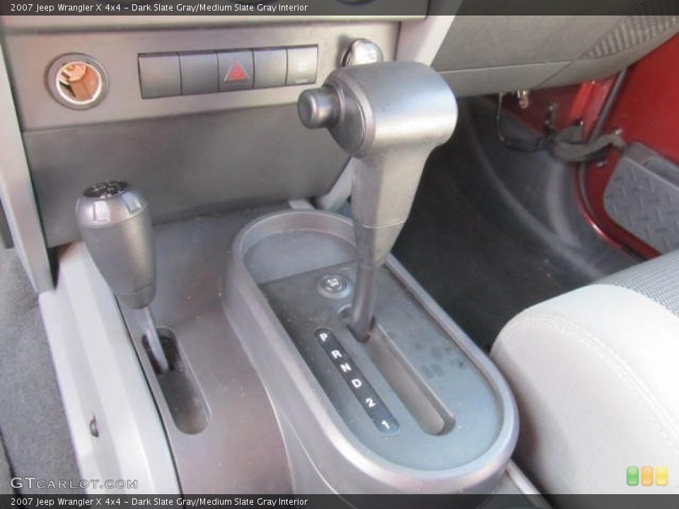 Dark Slate Gray/Medium Slate Gray Interior Transmission for the 2007 Jeep Wrangler X 4x4 #78510845