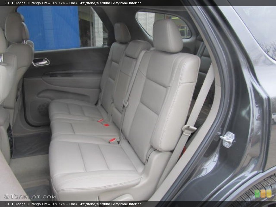 Dark Graystone/Medium Graystone Interior Rear Seat for the 2011 Dodge Durango Crew Lux 4x4 #78511088