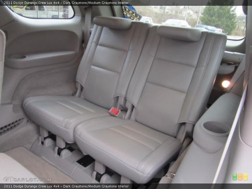 Dark Graystone/Medium Graystone Interior Rear Seat for the 2011 Dodge Durango Crew Lux 4x4 #78511103