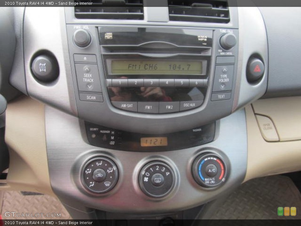 Sand Beige Interior Controls for the 2010 Toyota RAV4 I4 4WD #78514904