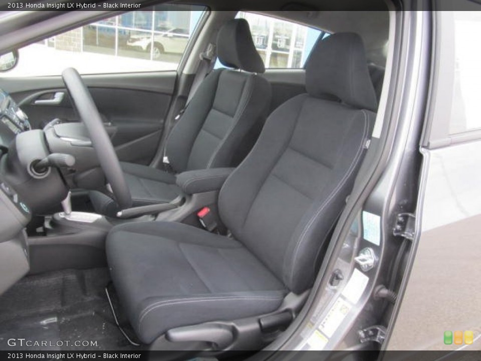 Black Interior Front Seat for the 2013 Honda Insight LX Hybrid #78515036