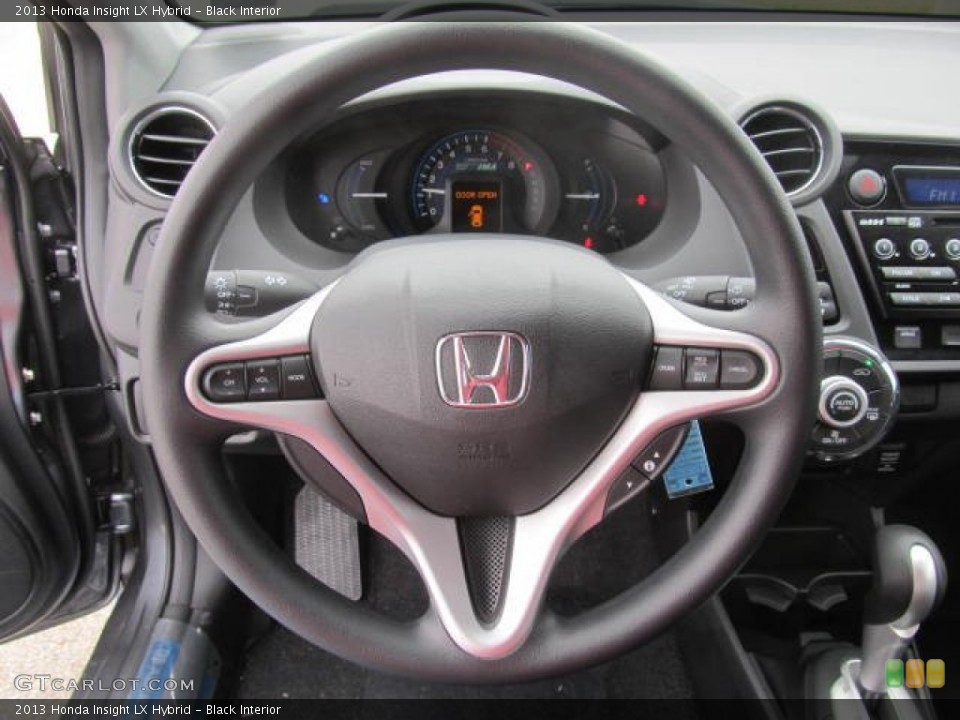 Black Interior Steering Wheel for the 2013 Honda Insight LX Hybrid #78515090