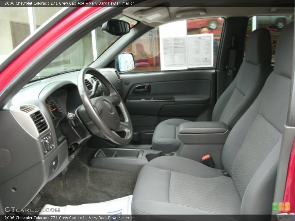 Very Dark Pewter Interior Photo for the 2006 Chevrolet Colorado Z71 Crew Cab 4x4 #78515426
