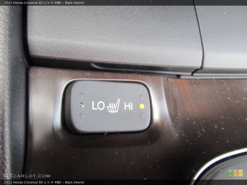 Black Interior Controls for the 2013 Honda Crosstour EX-L V-6 4WD #78515551