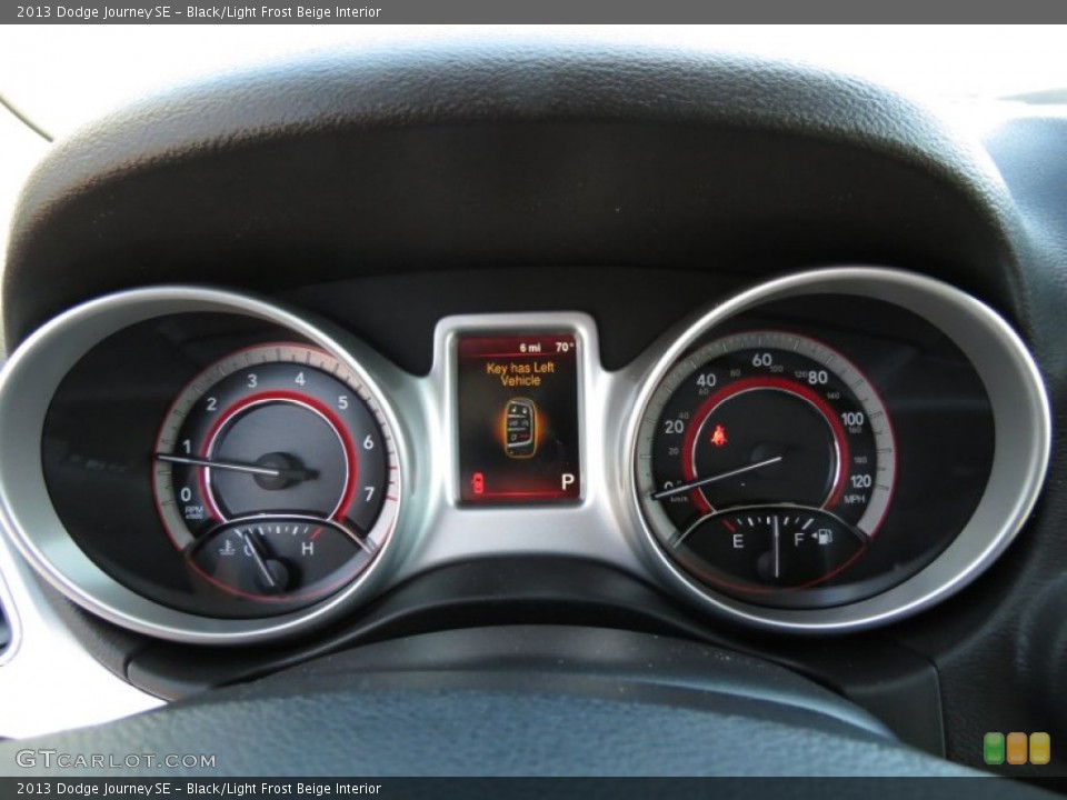 Black/Light Frost Beige Interior Gauges for the 2013 Dodge Journey SE #78515711