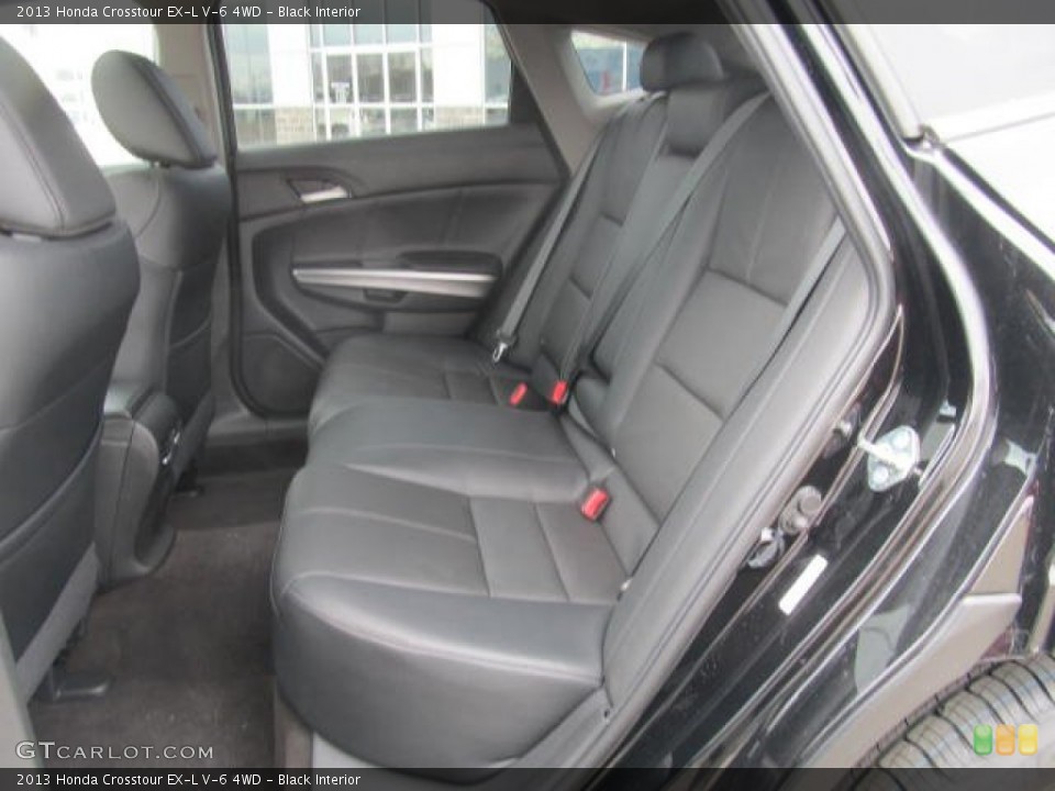 Black Interior Rear Seat for the 2013 Honda Crosstour EX-L V-6 4WD #78515932