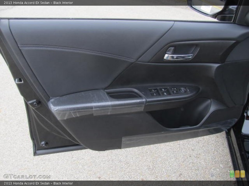 Black Interior Door Panel for the 2013 Honda Accord EX Sedan #78516212