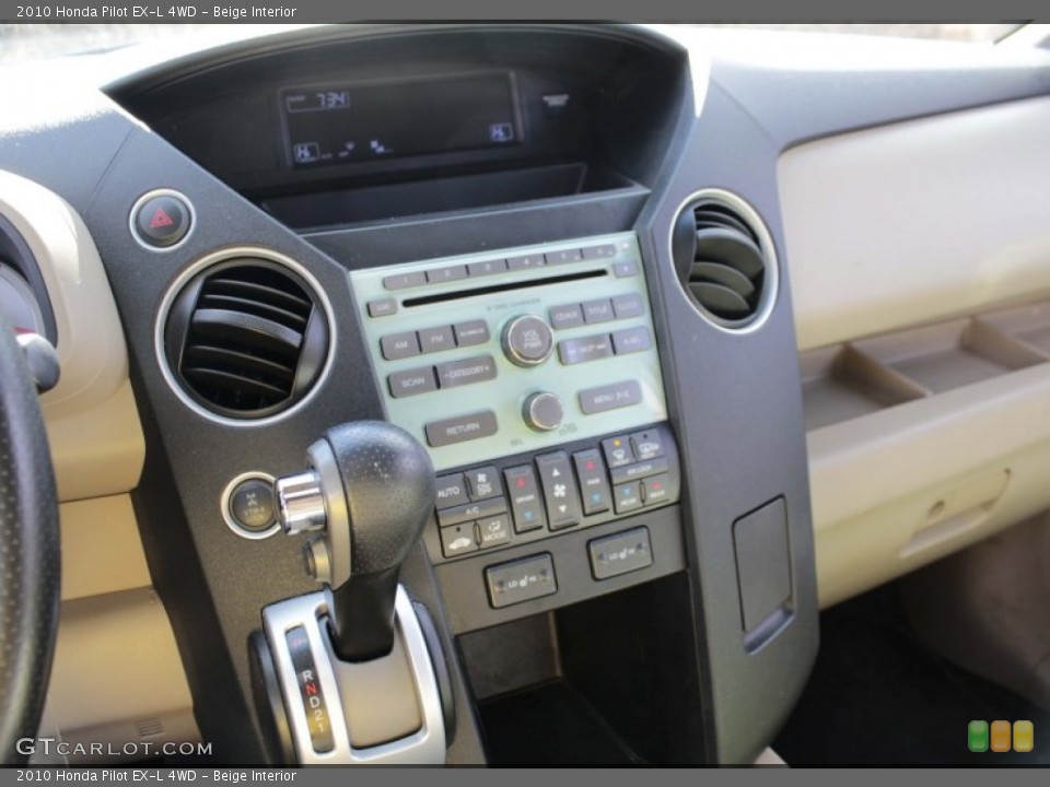 Beige Interior Controls for the 2010 Honda Pilot EX-L 4WD #78516266