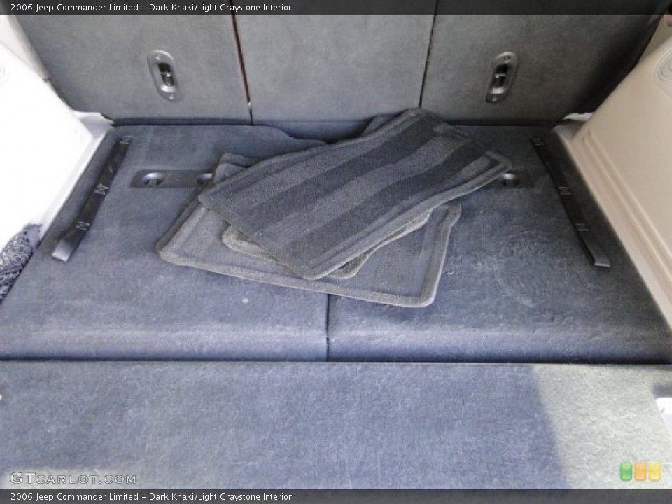 Dark Khaki/Light Graystone Interior Trunk for the 2006 Jeep Commander Limited #78516470