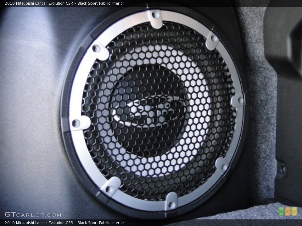 Black Sport Fabric Interior Audio System for the 2010 Mitsubishi Lancer Evolution GSR #78517332