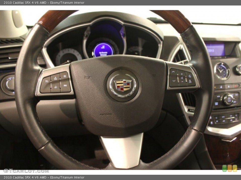 Ebony/Titanium Interior Steering Wheel for the 2010 Cadillac SRX 4 V6 AWD #78517439