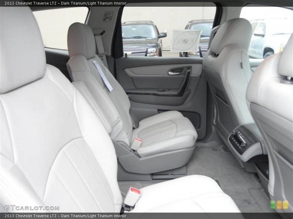 Dark Titanium/Light Titanium Interior Rear Seat for the 2013 Chevrolet Traverse LTZ #78519005