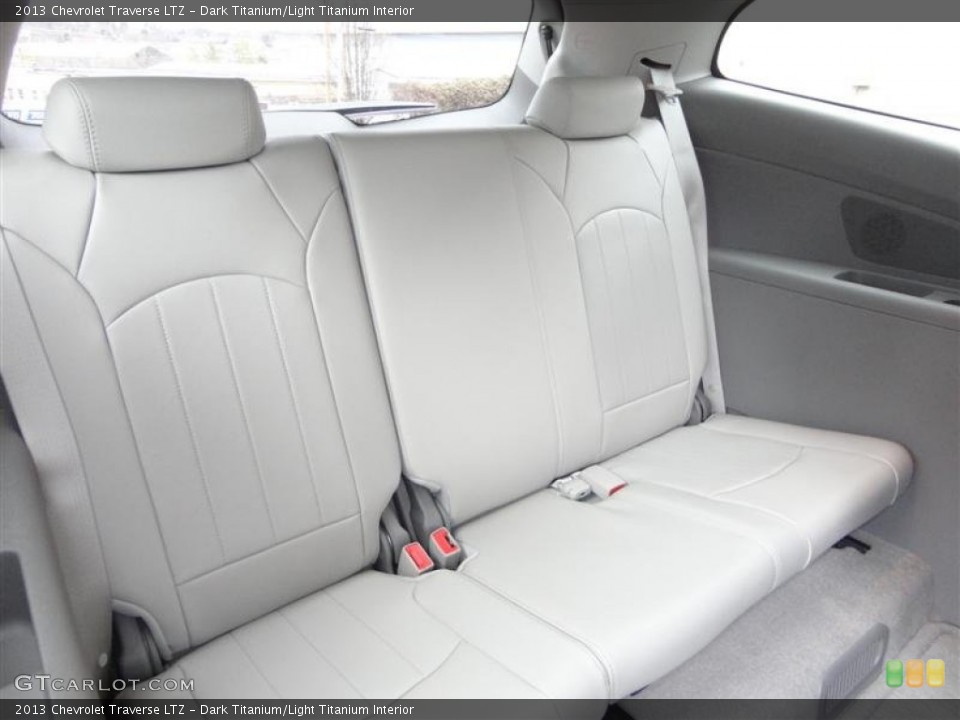 Dark Titanium/Light Titanium Interior Rear Seat for the 2013 Chevrolet Traverse LTZ #78519013