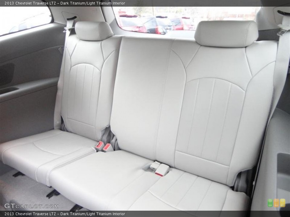 Dark Titanium/Light Titanium Interior Rear Seat for the 2013 Chevrolet Traverse LTZ #78519020