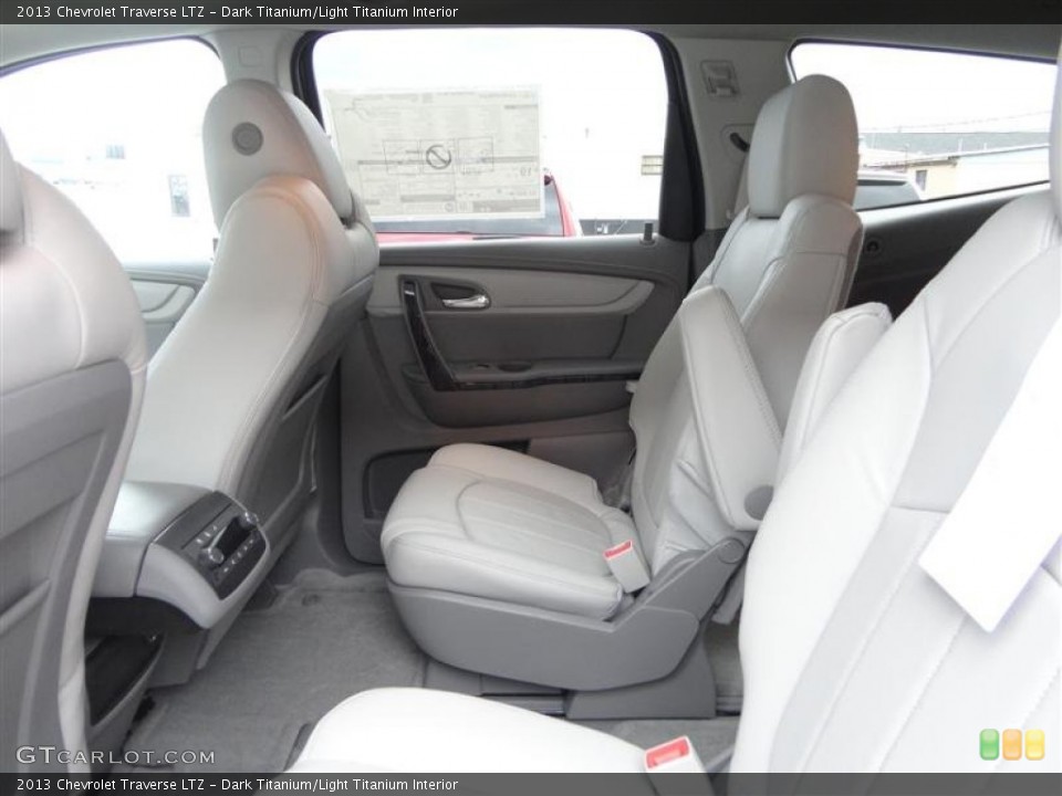 Dark Titanium/Light Titanium Interior Rear Seat for the 2013 Chevrolet Traverse LTZ #78519026
