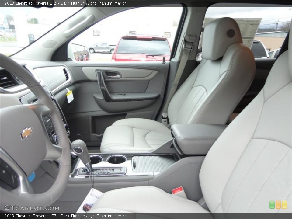 Dark Titanium/Light Titanium Interior Front Seat for the 2013 Chevrolet Traverse LTZ #78519035