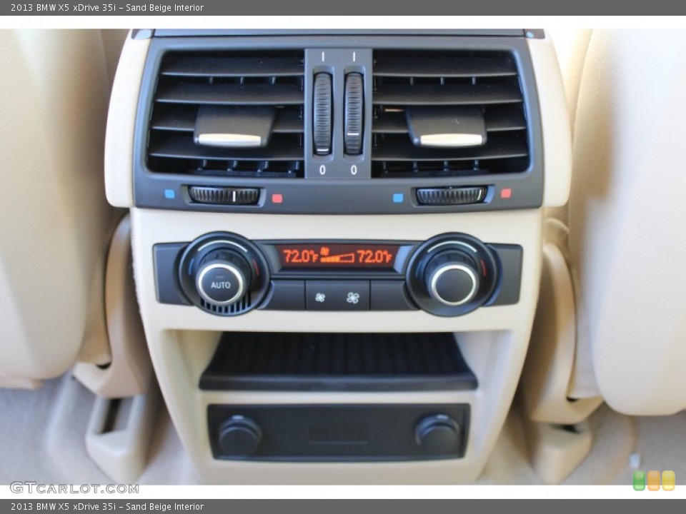 Sand Beige Interior Controls for the 2013 BMW X5 xDrive 35i #78519587