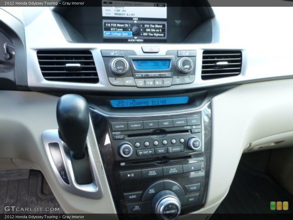 Gray Interior Controls for the 2012 Honda Odyssey Touring #78520010