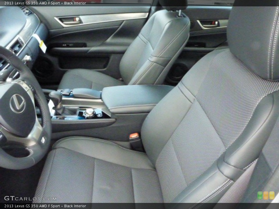 Black Interior Photo for the 2013 Lexus GS 350 AWD F Sport #78520499