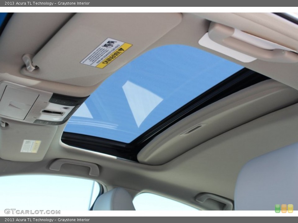 Graystone Interior Sunroof for the 2013 Acura TL Technology #78521393