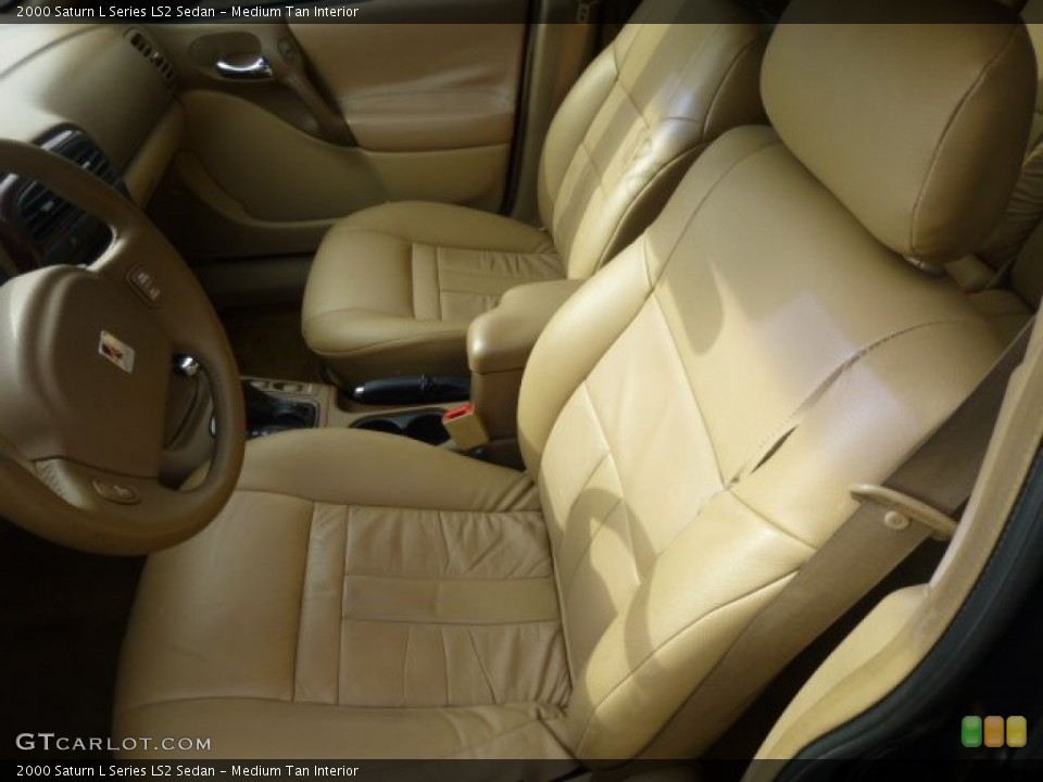 Medium Tan Interior Front Seat for the 2000 Saturn L Series LS2 Sedan #78521552