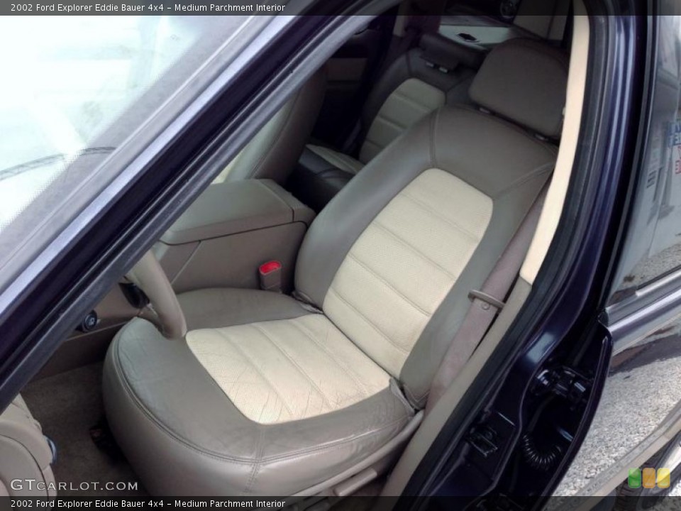 Medium Parchment Interior Front Seat for the 2002 Ford Explorer Eddie Bauer 4x4 #78524310