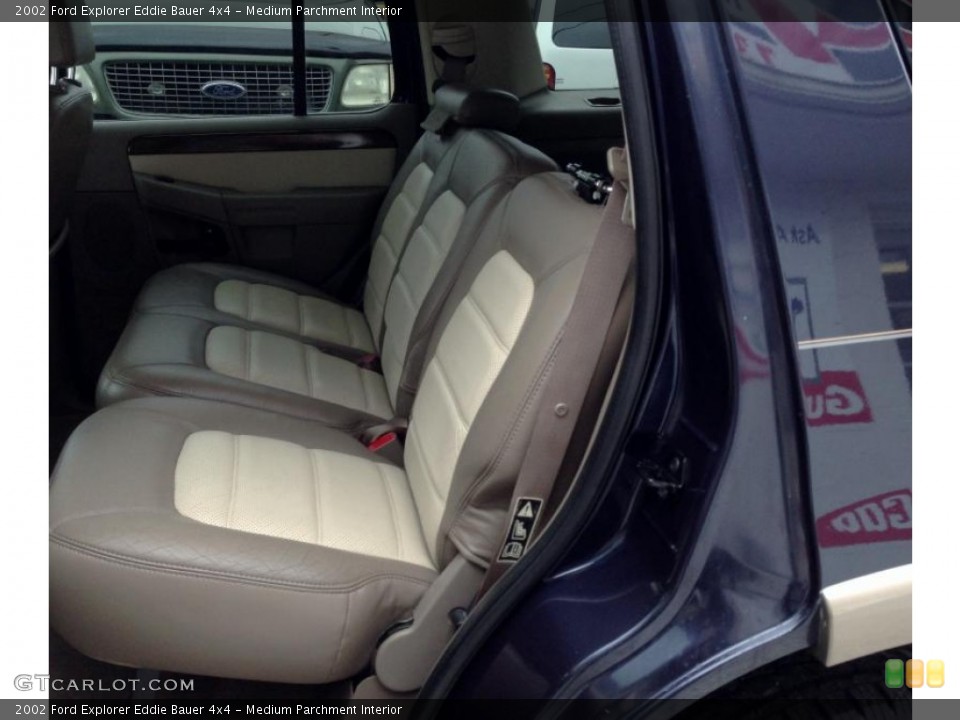 Medium Parchment Interior Rear Seat for the 2002 Ford Explorer Eddie Bauer 4x4 #78524412