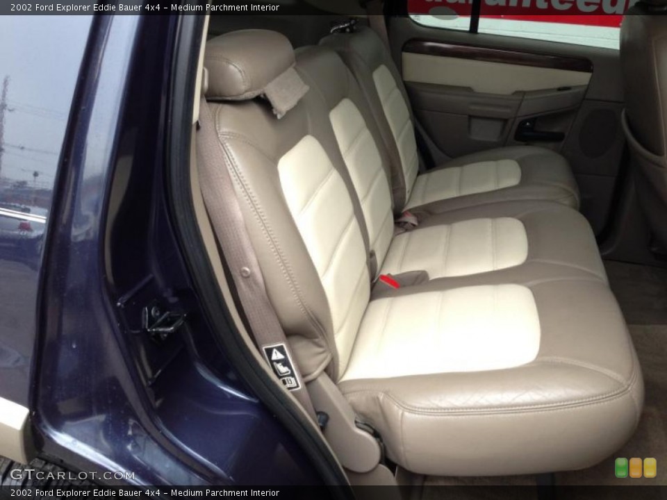 Medium Parchment Interior Rear Seat for the 2002 Ford Explorer Eddie Bauer 4x4 #78524427