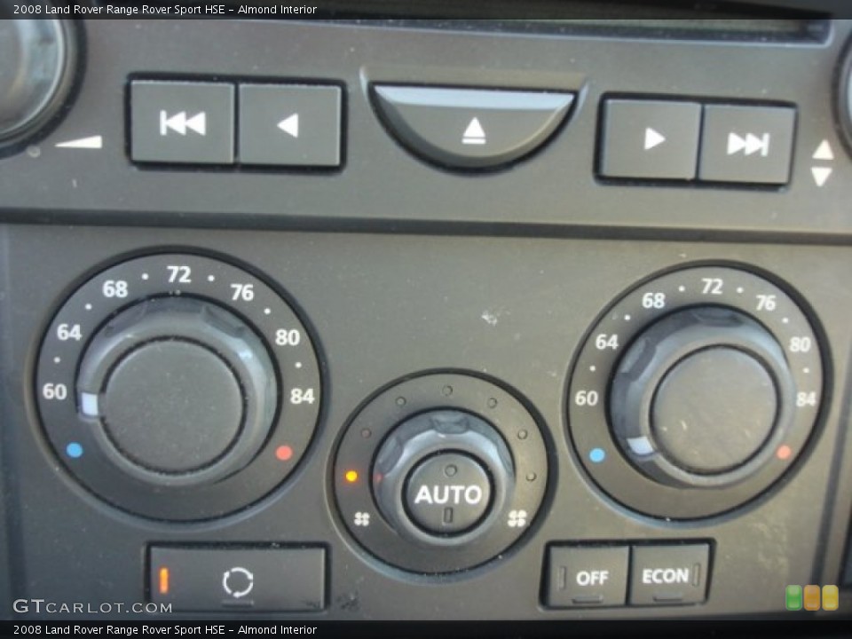 Almond Interior Controls for the 2008 Land Rover Range Rover Sport HSE #78525976