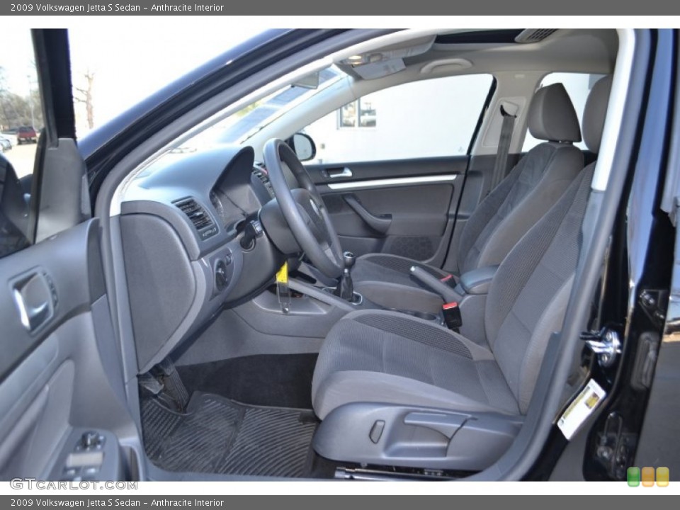 Anthracite Interior Photo for the 2009 Volkswagen Jetta S Sedan #78528589