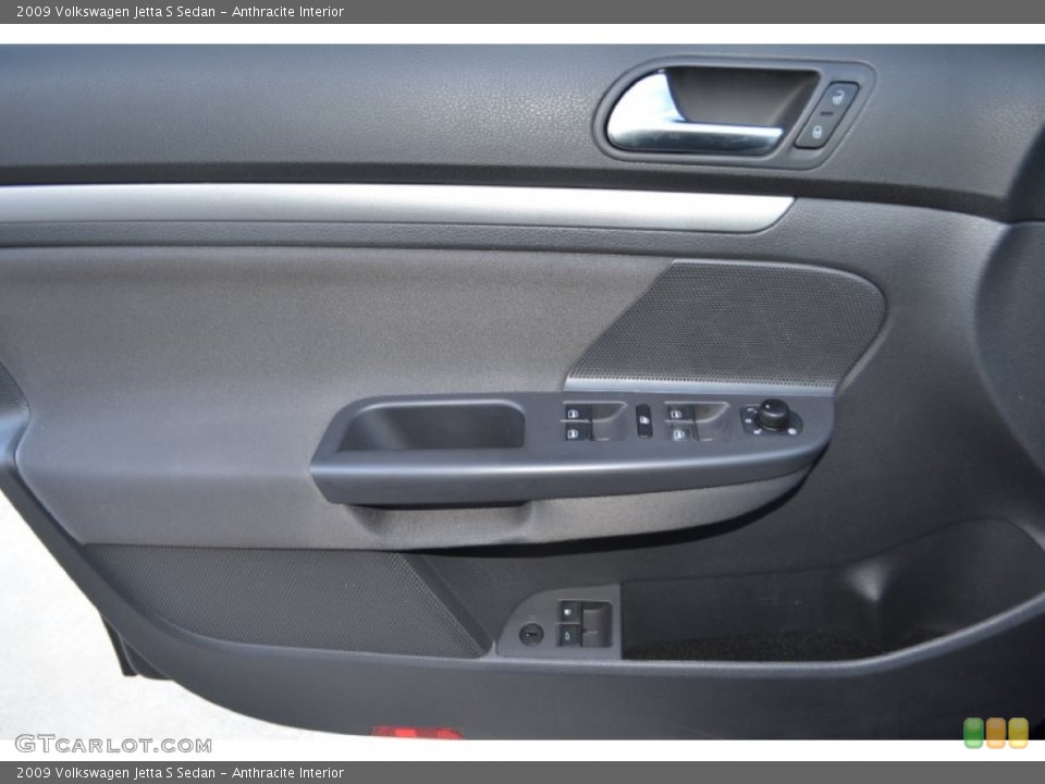 Anthracite Interior Door Panel for the 2009 Volkswagen Jetta S Sedan #78528660