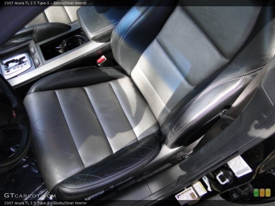 Ebony/Silver Interior Photo for the 2007 Acura TL 3.5 Type-S #78531147