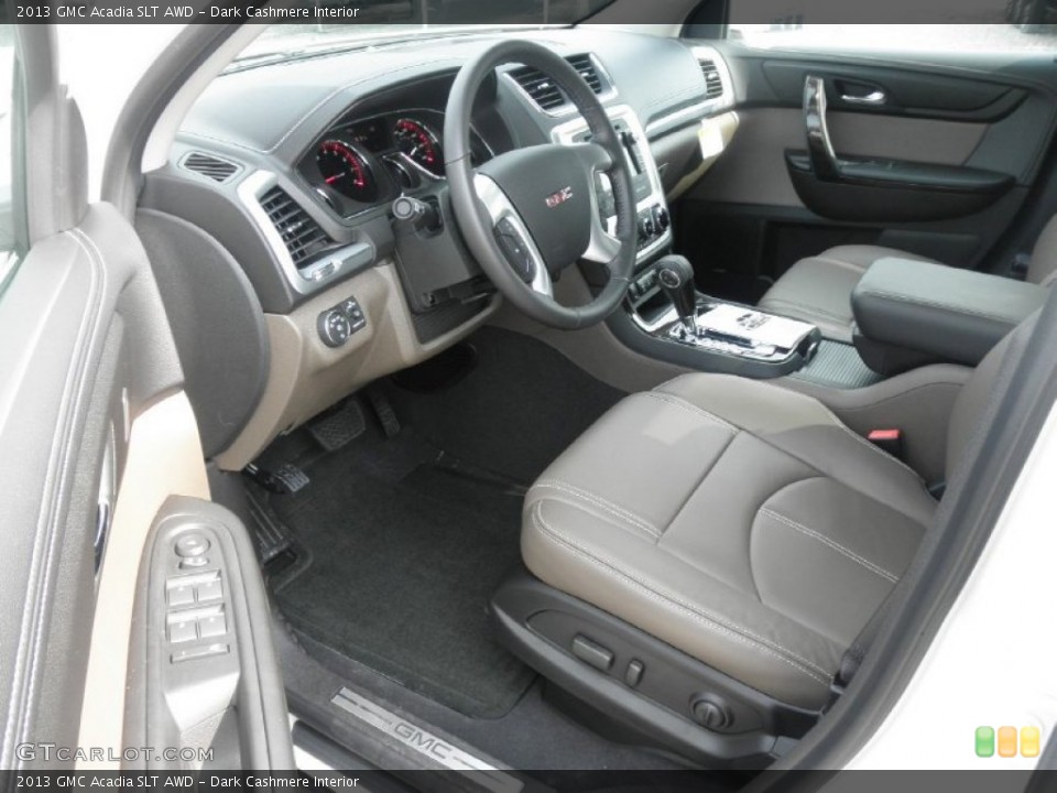 Dark Cashmere Interior Photo for the 2013 GMC Acadia SLT AWD #78531525