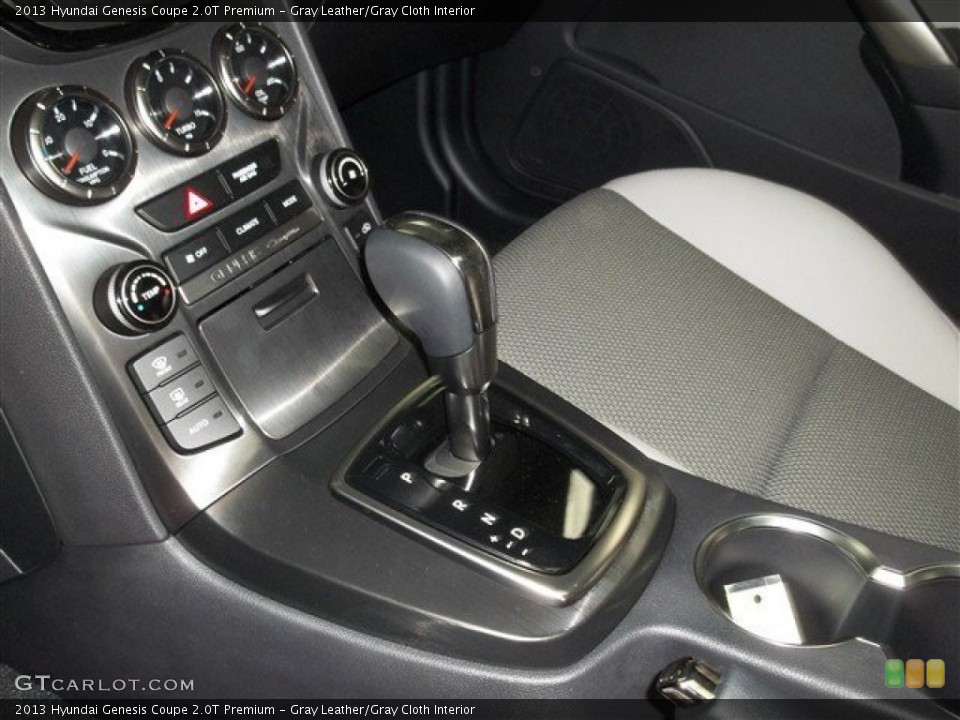 Gray Leather/Gray Cloth Interior Transmission for the 2013 Hyundai Genesis Coupe 2.0T Premium #78533736