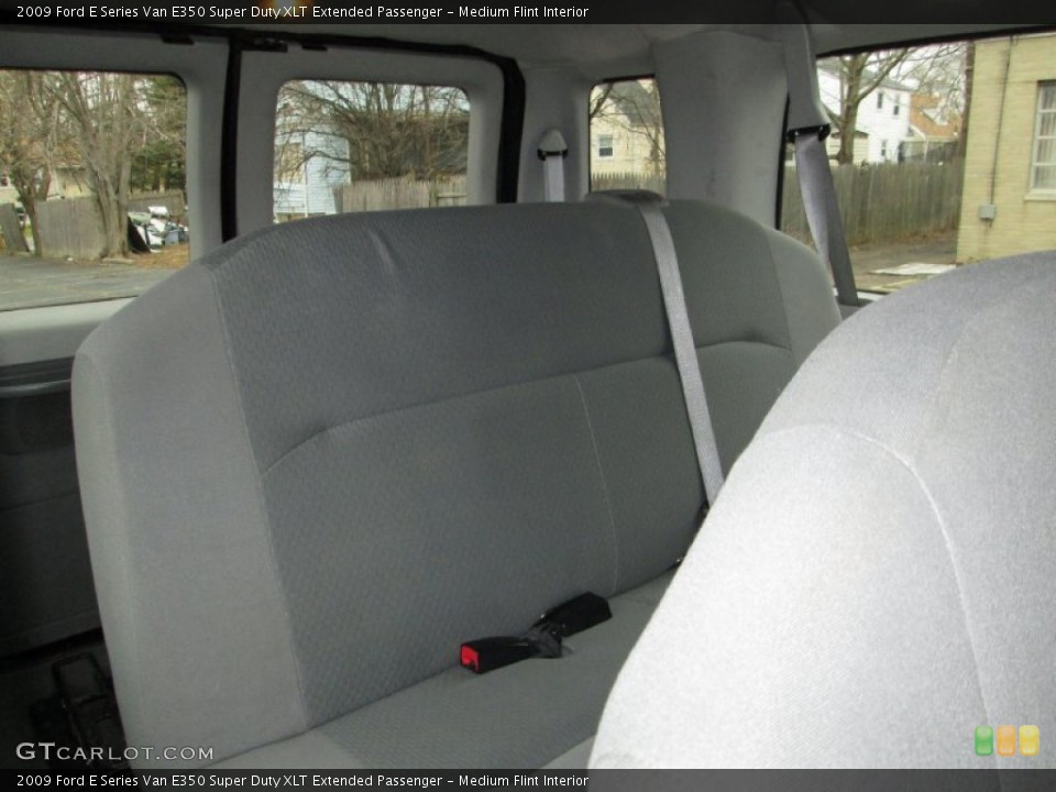 Medium Flint Interior Rear Seat for the 2009 Ford E Series Van E350 Super Duty XLT Extended Passenger #78535144
