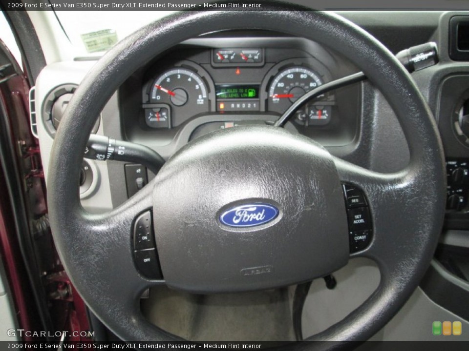 Medium Flint Interior Steering Wheel for the 2009 Ford E Series Van E350 Super Duty XLT Extended Passenger #78535225