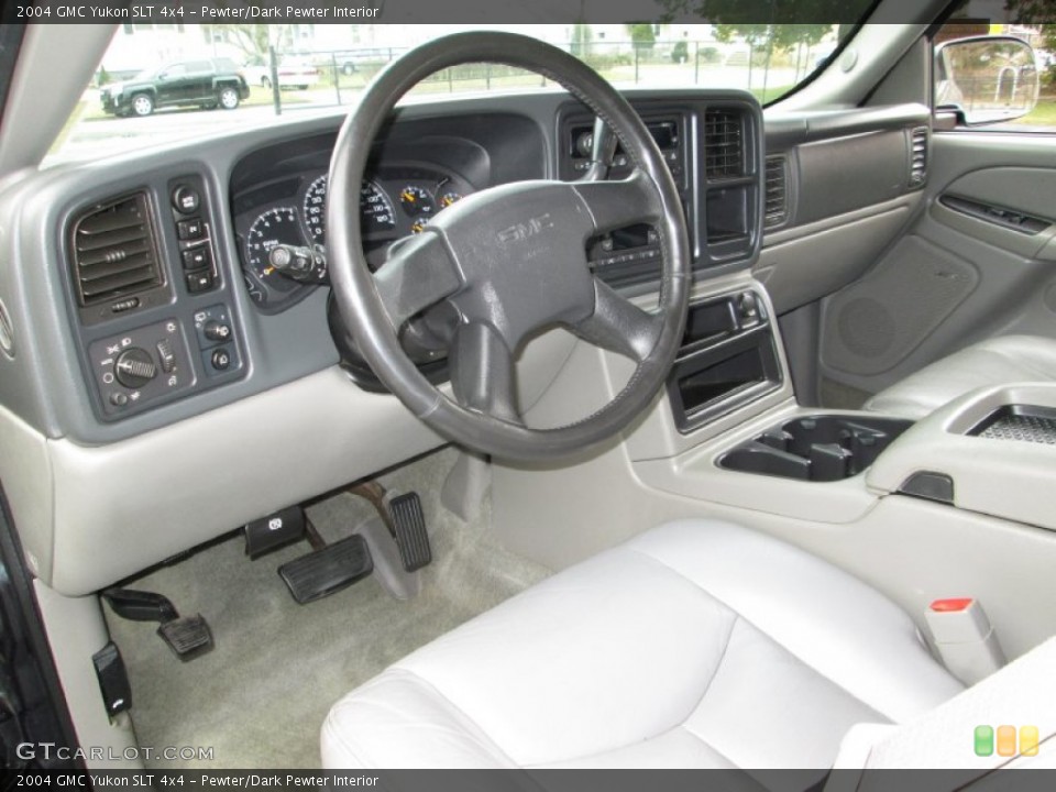Pewter/Dark Pewter Interior Dashboard for the 2004 GMC Yukon SLT 4x4 #78535608