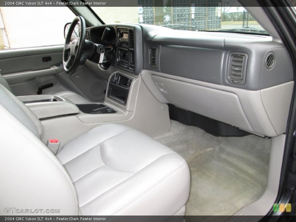 Pewter/Dark Pewter Interior Dashboard for the 2004 GMC Yukon SLT 4x4 #78535629