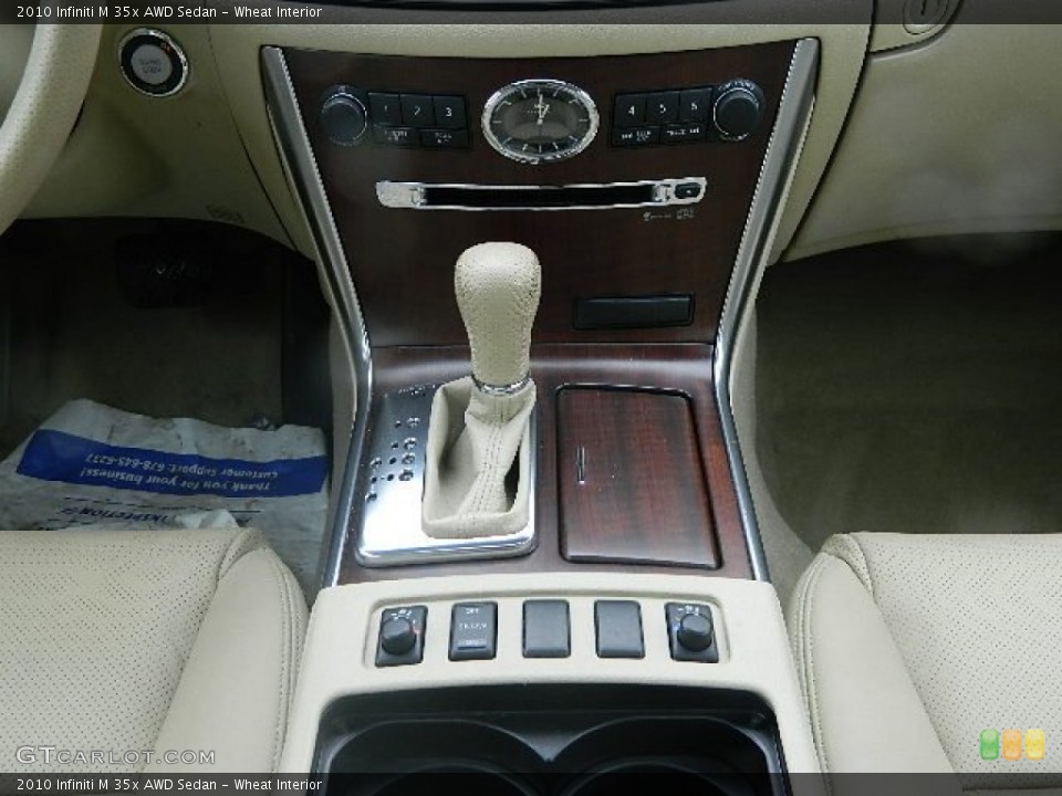 Wheat Interior Controls for the 2010 Infiniti M 35x AWD Sedan #78535954