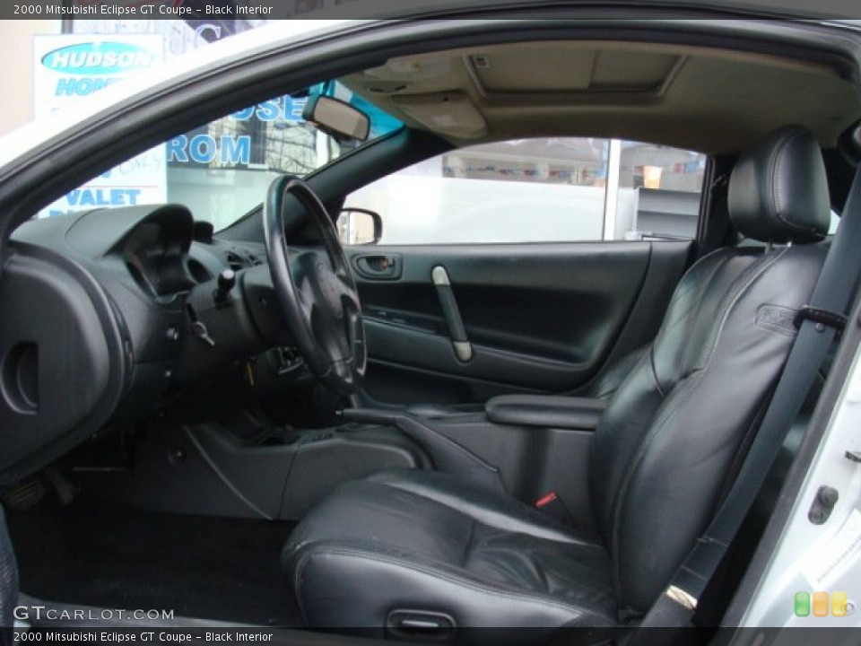 Black Interior Photo for the 2000 Mitsubishi Eclipse GT Coupe #78540021