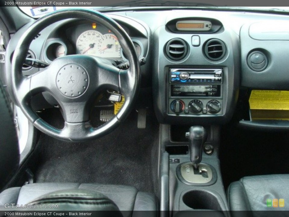 Black Interior Dashboard for the 2000 Mitsubishi Eclipse GT Coupe #78540042
