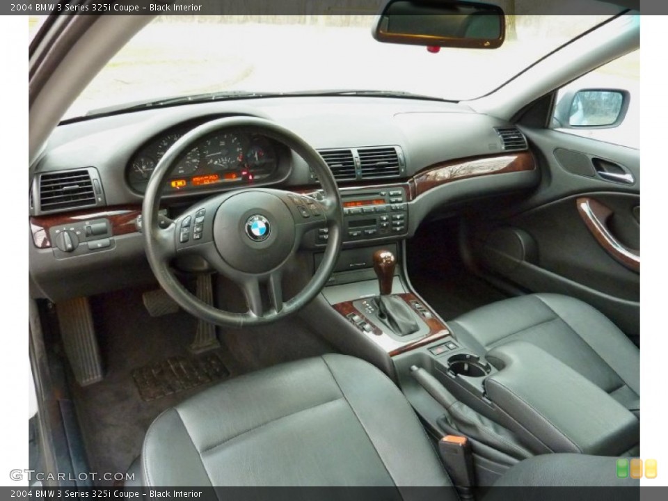 Black Interior Prime Interior for the 2004 BMW 3 Series 325i Coupe #78543179