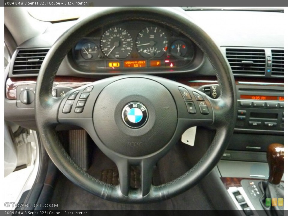 Black Interior Steering Wheel for the 2004 BMW 3 Series 325i Coupe #78543188