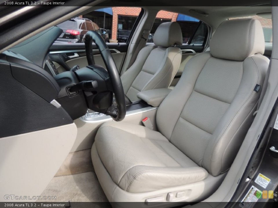 Taupe Interior Front Seat for the 2008 Acura TL 3.2 #78543684