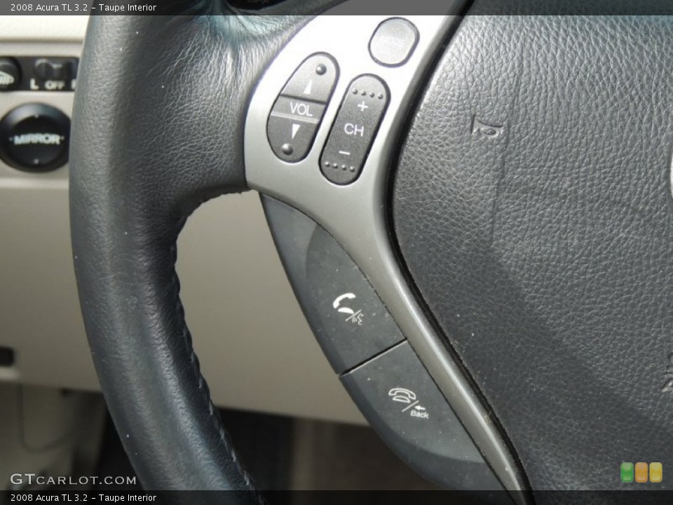 Taupe Interior Controls for the 2008 Acura TL 3.2 #78543702